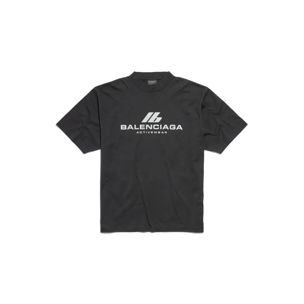 Activewear T-shirt Medium Fit in Black