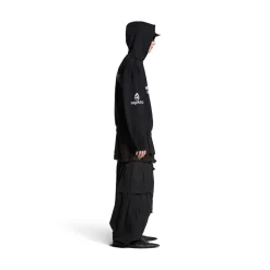 Ai Generated Hoodie Medium Fit in Black/white