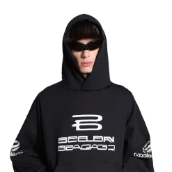 Ai Generated Hoodie Medium Fit in Black/white