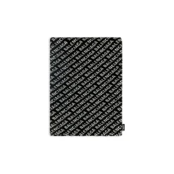 Allover Logo Blanket in Black