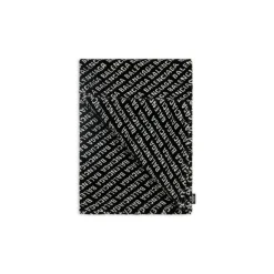 Allover Logo Blanket  in Black