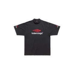3b Sports Icon T-shirt Medium Fit in Black/red/white