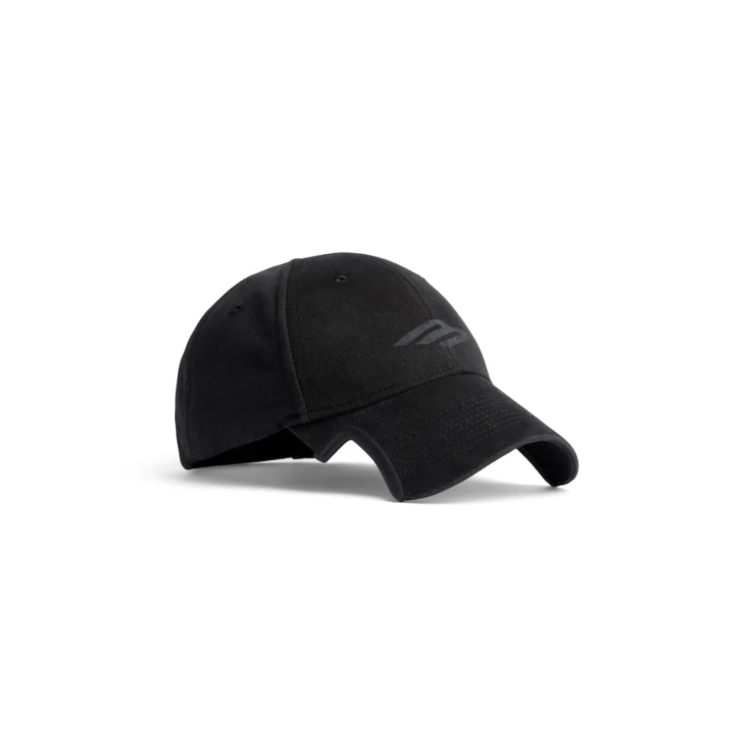 3b Stencil Cap in Black