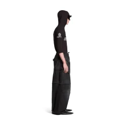 Balenciaga Large Cargo Pants in Black