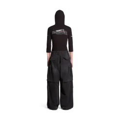 Balenciaga Large Cargo Pants in Black