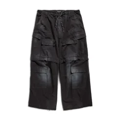Balenciaga Large Cargo Pants in Black