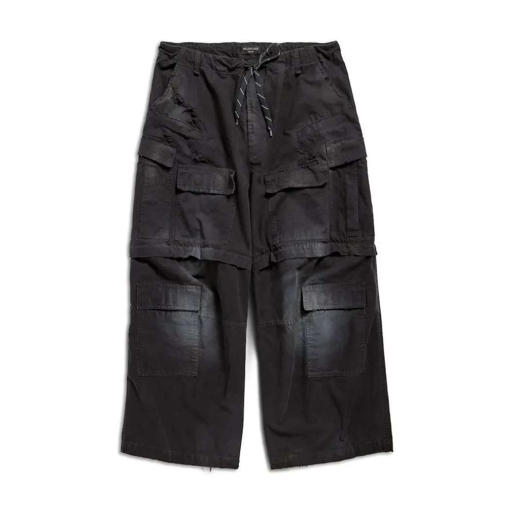 Balenciaga Large Cargo Pants in Black