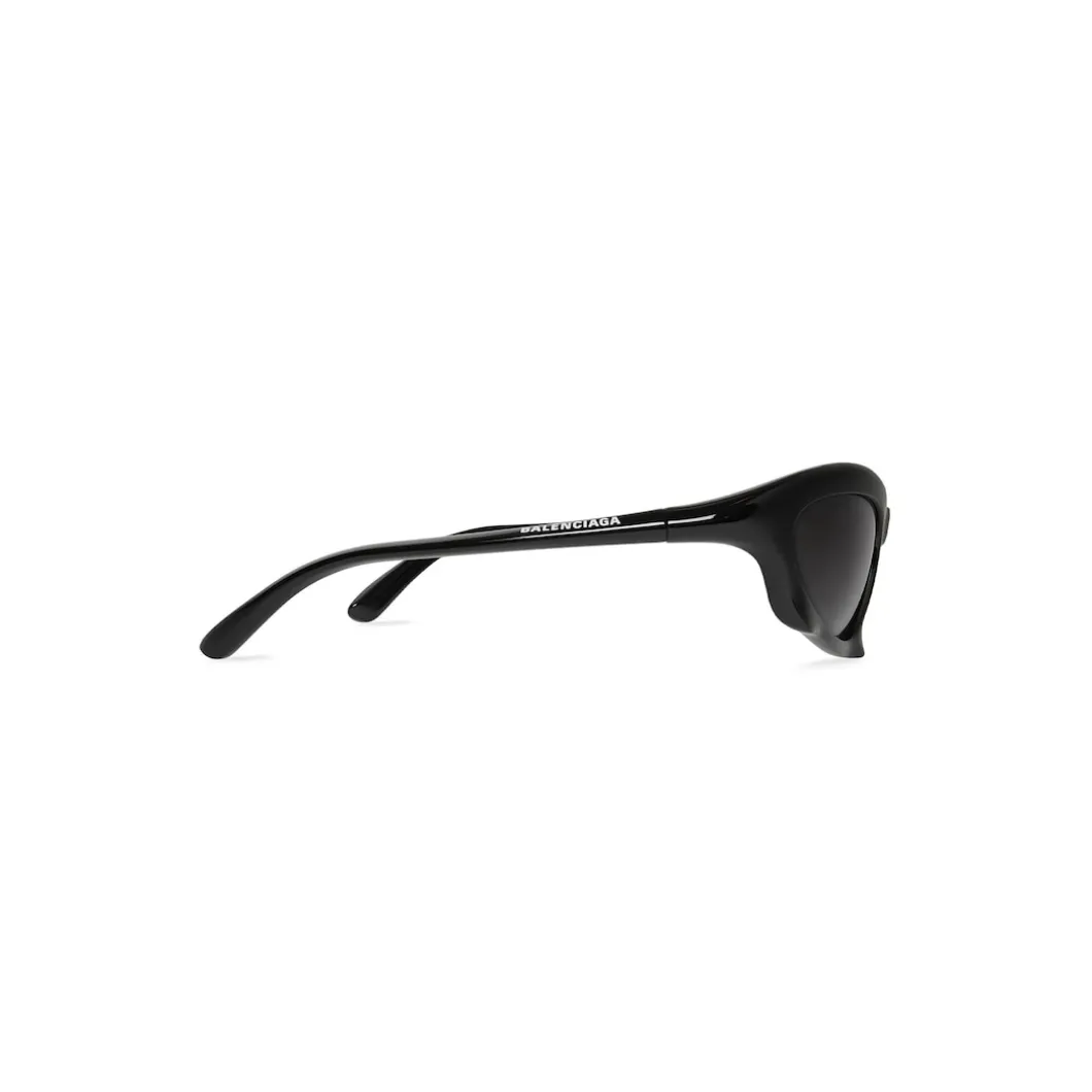 Bat Rectangle Sunglasses in Black