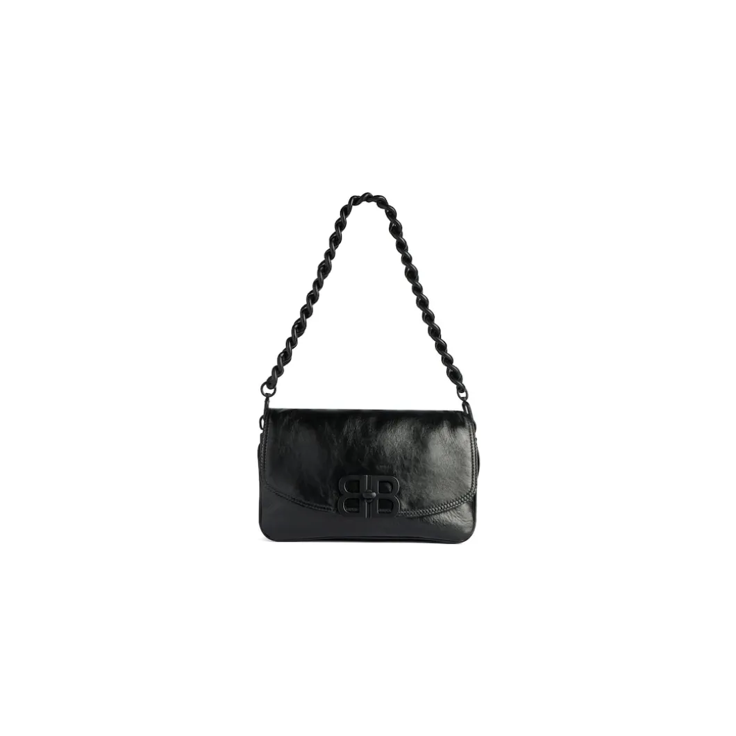 Bb Soft Small Flap Bag in Black