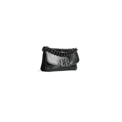 Bb Soft Small Flap Bag  in Black