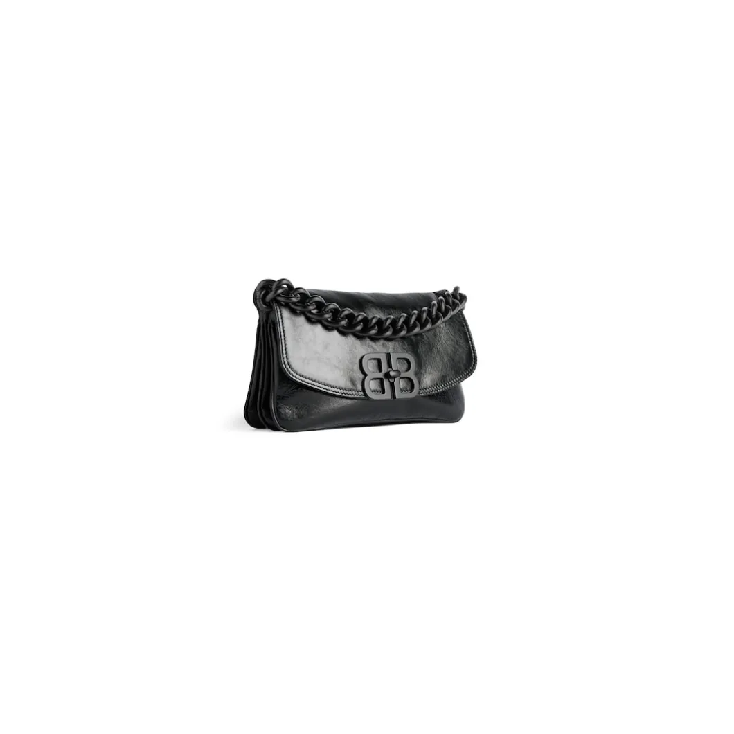 Bb Soft Small Flap Bag in Black
