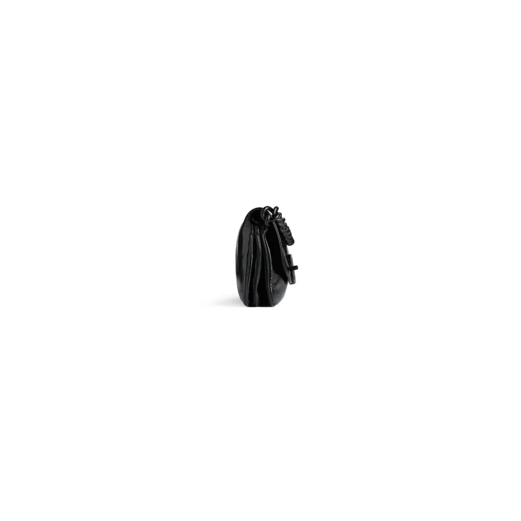 Bb Soft Small Flap Bag in Black