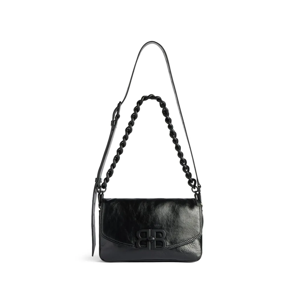 Bb Soft Small Flap Bag in Black