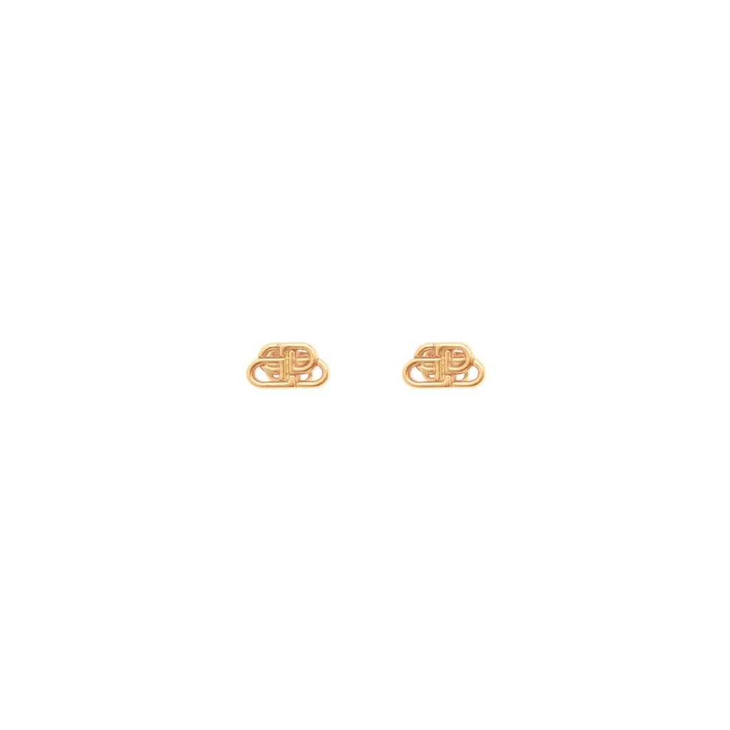 Bb Xs Stud Earrings in Gold
