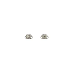 Bb Xs Stud Earrings in Silver