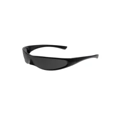 Blade Rectangle Sunglasses in Black