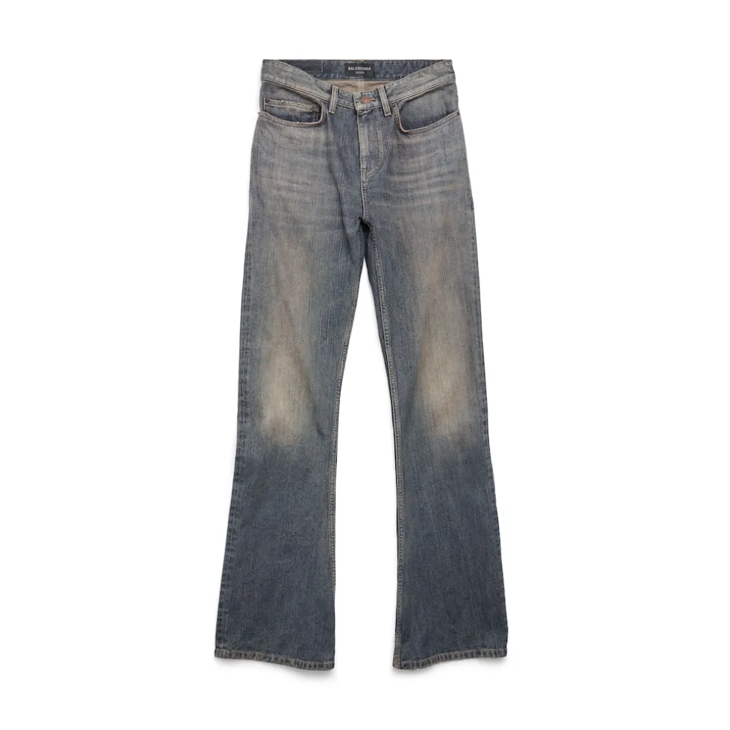 Bootcut Pants in Light Blue