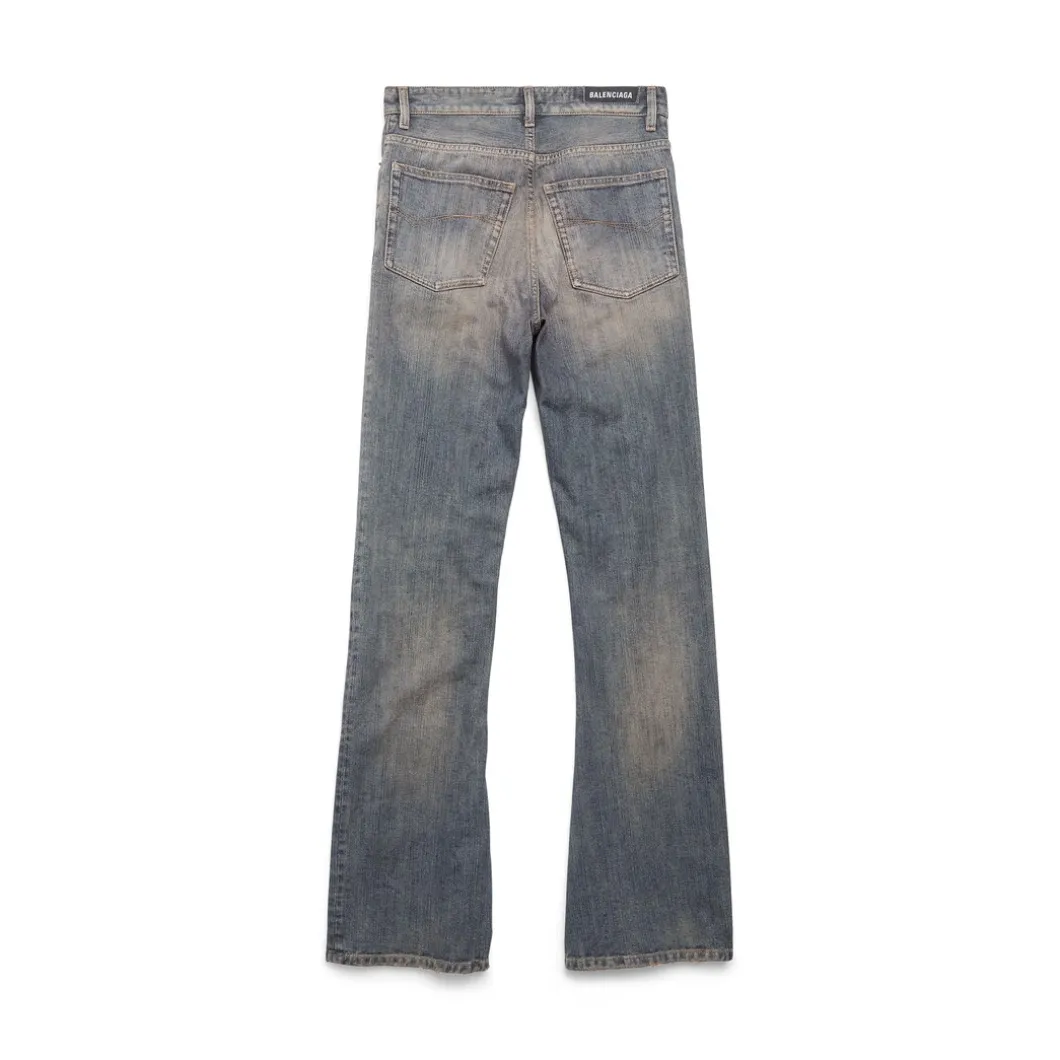 Bootcut Pants in Light Blue