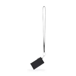 Cash Card Case On Keychain in Black