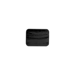 Cash Card Holder Crocodile Embossed in Black/white