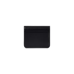 Cash Flap Coin And Card Holder in Black
