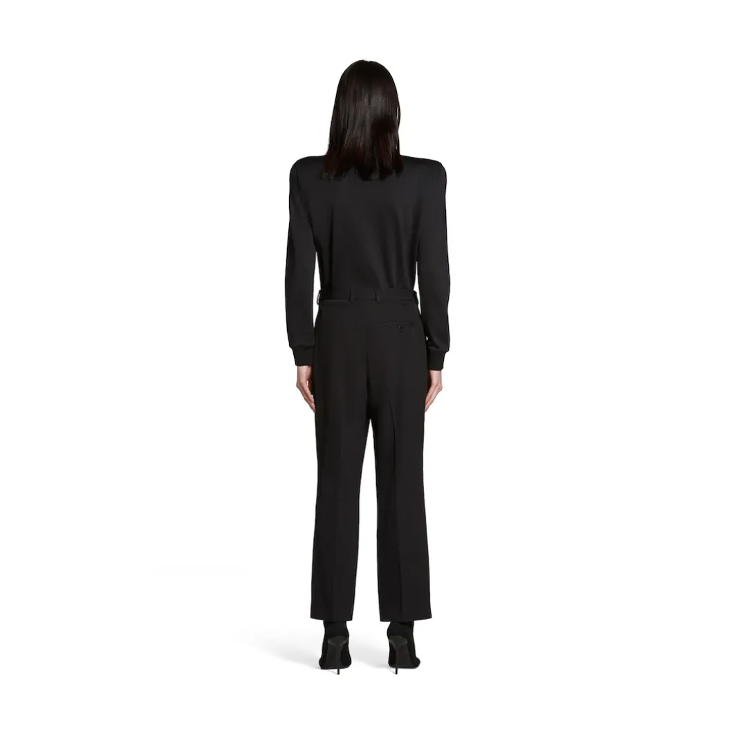 Cropped Pants in Black