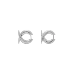 Force Horn Xs Earrings  in Silver