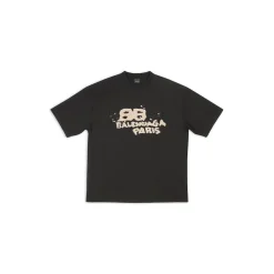 Hand-drawn Bb Icon T-shirt Medium Fit in Black