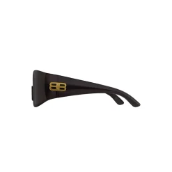 Hourglass Mask Sunglasses in Black