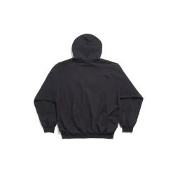 Institutional Hoodie Medium Fit in Black