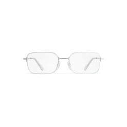 Invisible Rectangle Sunglasses  in Silver