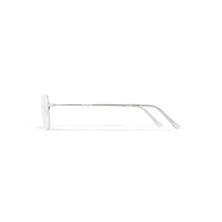 Invisible Rectangle Sunglasses in Silver