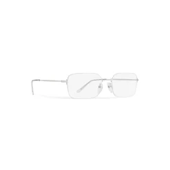 Invisible Rectangle Sunglasses in Silver