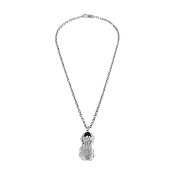 Keyholder Thin Cargo Necklace in Silver