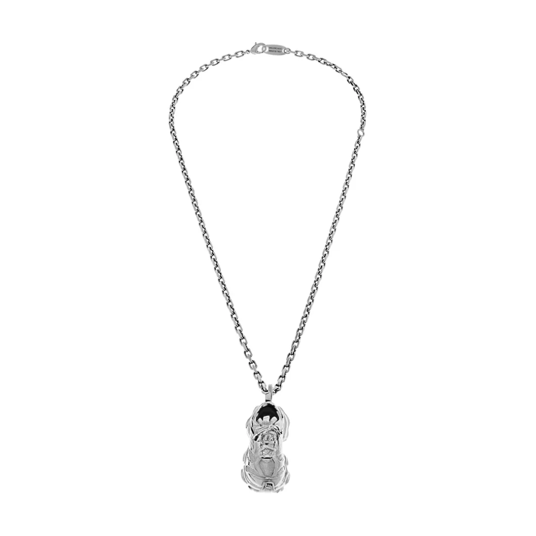 Keyholder Thin Cargo Necklace in Silver