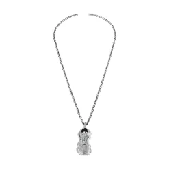 Keyholder Thin Cargo Necklace  in Silver