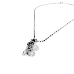 Keyholder Thin Cargo Necklace in Silver