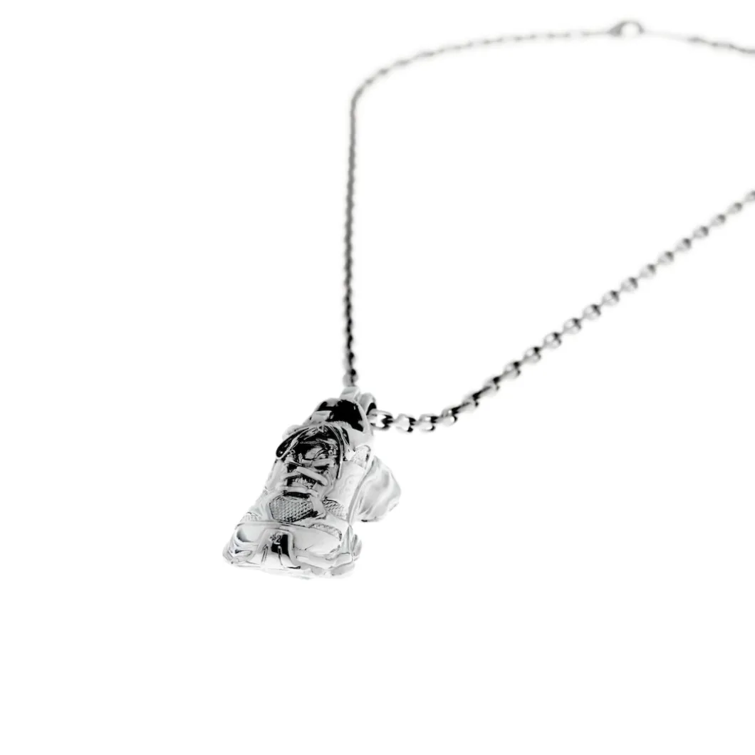 Keyholder Thin Cargo Necklace in Silver