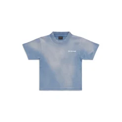Kids - Balenciaga Back T-shirt in Blue/white