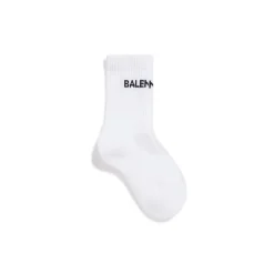 Kids - Balenciaga Tennis Socks in White
