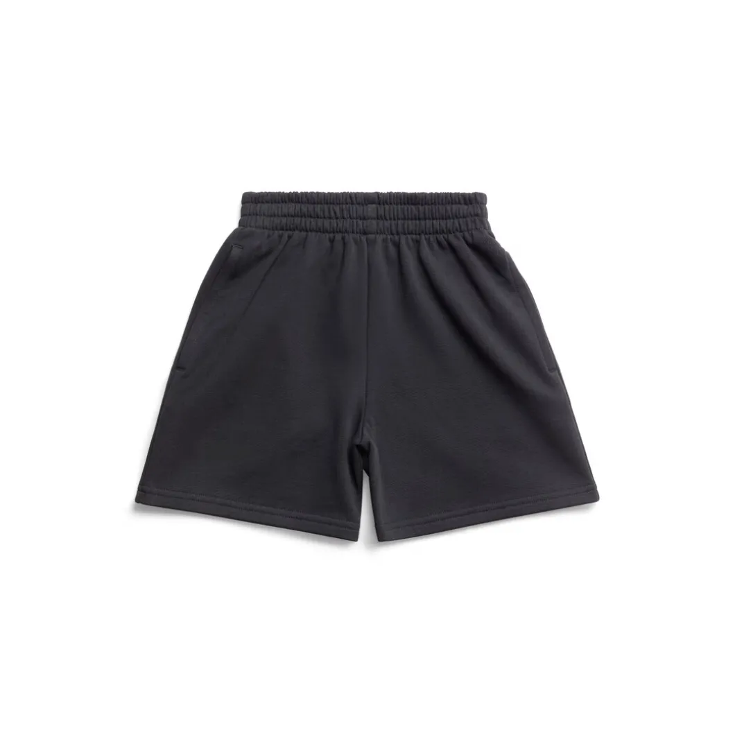 Kids - Jogging Shorts in Black Faded