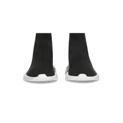 Kids - Speed Graffiti Recycled Knit Sneaker in Black