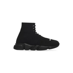 Kids - Speed Lace-up Sneaker in Black