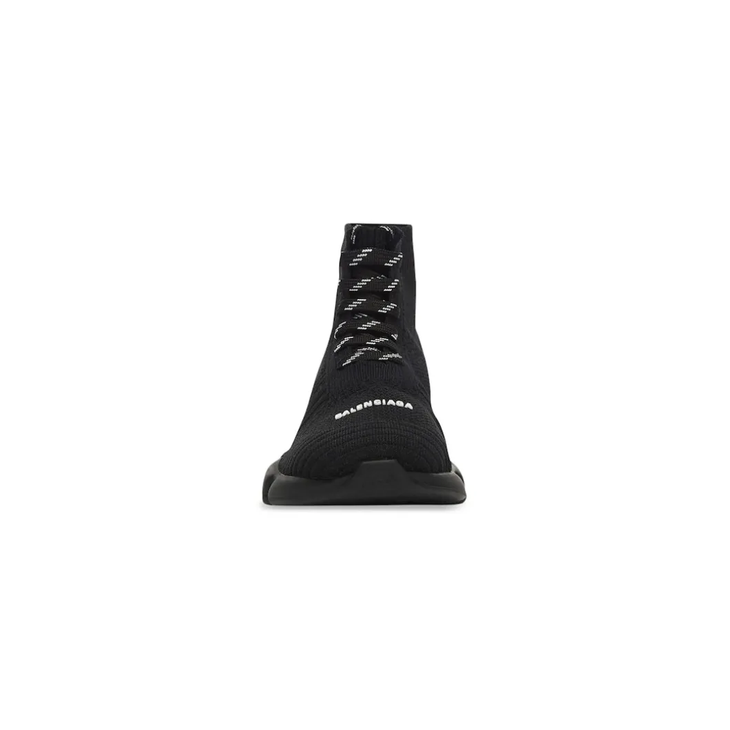 Kids - Speed Lace-up Sneaker in Black