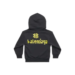 Kids - Tape Type Hoodie in Black Faded