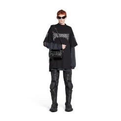 Le Cagole Cylinder Bag in Black