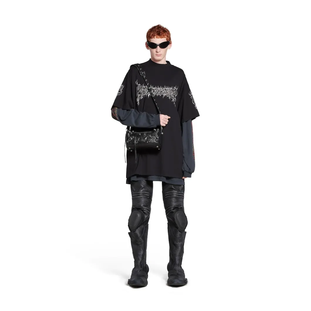 Le Cagole Cylinder Bag in Black