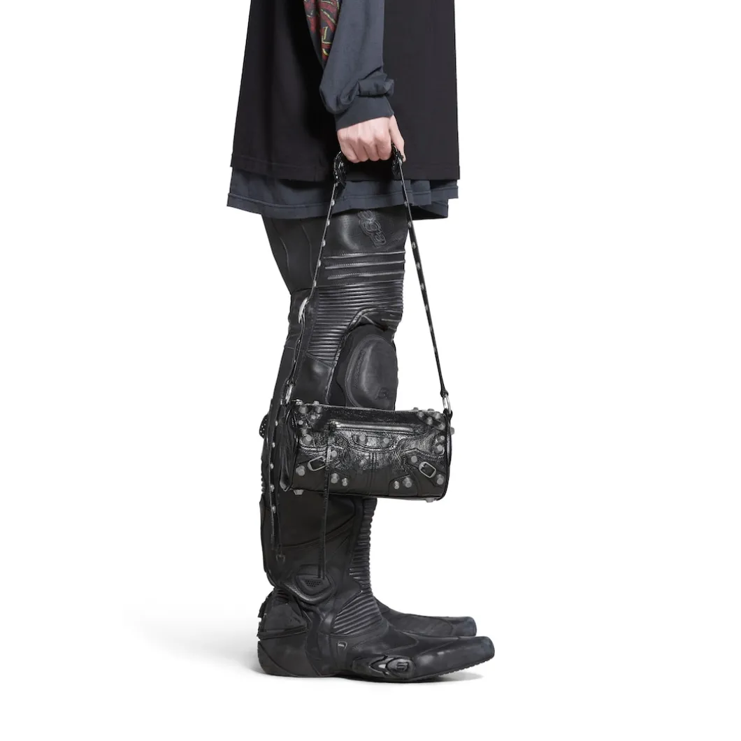 Le Cagole Cylinder Bag in Black