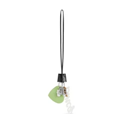 Le City Charm Heart  in Black/green
