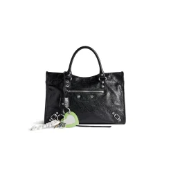 Le City Charm Heart  in Black/green